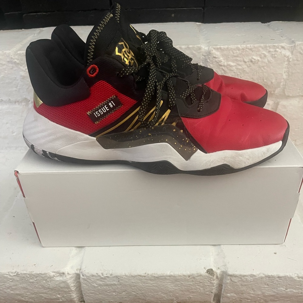 Adidas D.O.N Issue #1 Black Scarlet 11.5